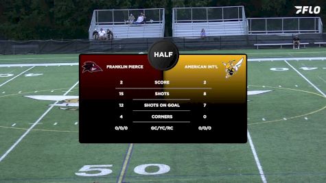 Replay: Franklin Pierce vs AIC | Sep 13 @ 6 PM