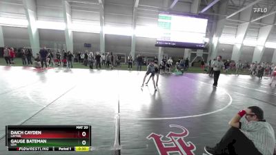 144 lbs Cons. Round 2 - Daich Cayden, Layton vs Gauge Bateman, Lehi