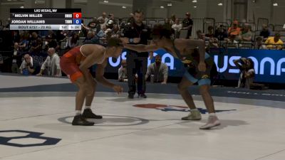 70 kg 3rd Place Match - Melvin Miller, Bishop McCort High School Wrestling vs Jordan Williams, Threestyle Wrestling