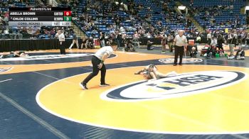 100 lbs Cons. Round 1 - Chloe Collins, Stanford (Olympia) vs Abella Brown, Canton