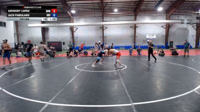 126 lbs 3rd Place - Anthony Lopez, Duro Wrestling Club - HS vs Jack Famularo, Grit Mat Club - HS