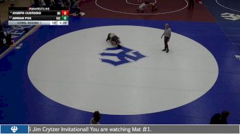 133 lbs Cons. Round 1 - Adrian Fox, Randolph College vs Joseph Custodio, Marymount University