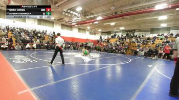 126 lbs Round Of 16 - Owen Gregg, Concord vs Austin Steinruck, Bishop Guertin