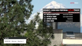 High Performance Women's 3k Steeplechase, Heat 1