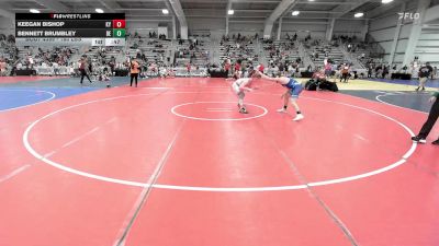 160 lbs Consi Of 64 #2 - Keegan Bishop, KY vs Bennett Brumbley, DE