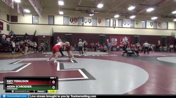 220 lbs Round 3 - Indy Ferguson, Lisbon vs Aiden Schroeder, Harrisburg