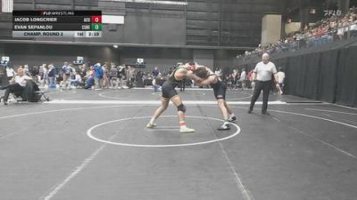 174 lbs Champ. Round 2 - Jacob Longcrier, Arizona Christian University vs Evan Sepanlou, Concordia (Neb.)