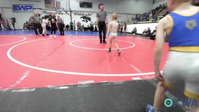 43 lbs Rr Rnd 3 - Rafe Evans, Tiger Trained Wrestling vs Cutter Carson, Salina Wrestling Club