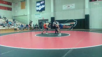 Boys 120 lbs Semifinal - Isaac Espurvoa, Manhattan vs Bill Spevacek, Onaga