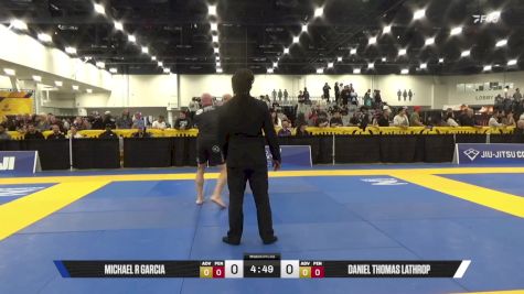 Daniel Thomas Lathrop vs MICHAEL R GARCIA 2025 World IBJJF Jiu-Jitsu No-Gi Championship
