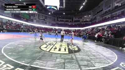 100 lbs Champ. Round 1 - Maritza Medina, Caldwell vs Alyssa Kelly, Timberline