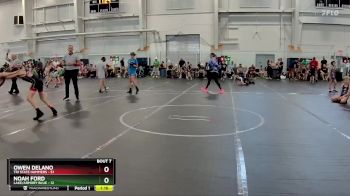 92 lbs Round 3 (6 Team) - Owen Delano, Tri State Hammers vs Noah Ford, Lake/Armory Blue