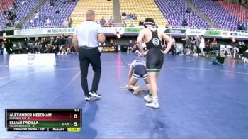 141 lbs Round 2 (8 Team) - Alexander Needham, Dubuque WC vs Elijah Padilla, Colorado State
