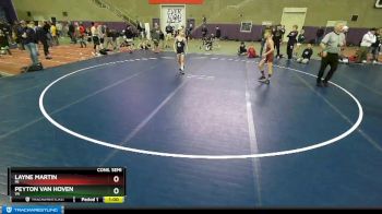 94 lbs Cons. Semi - Peyton Van Hoven, VA vs Layne Martin, MI