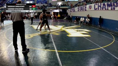 165 lbs Semifinal - Messiah Singletary, Lake City vs Andrew Stoltzfus, Dixie