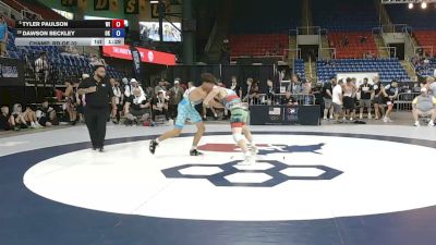 138 lbs Champ. Rd Of 32 - Tyler Paulson, Wisconsin vs Dawson Beckley, Oklahoma