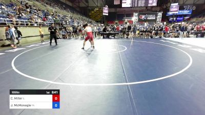 165 lbs Cons 64 #2 - Cael Miller, IL vs Jack McMonagle, PA