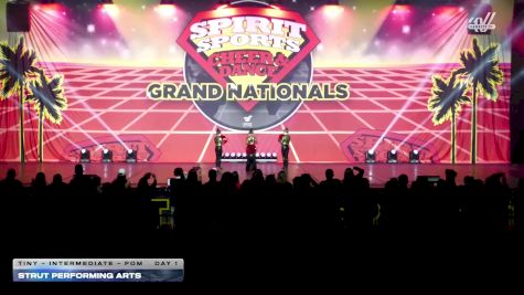 Strut Performing Arts [2026 Tiny - Intermediate - Pom Day 1] 2026 Spirit Sports Grand Nationals