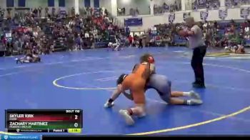 120 lbs Champ. Round 2 - Zachary Martinez, Morenci Area HS vs Skyler Kirk, ELIDA