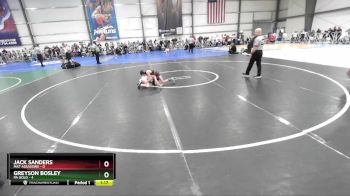 52 lbs Rd# 6- 9:00am Saturday Final Pool - Jack Sanders, Mat Assassins vs Greyson Bosley, PA Gold