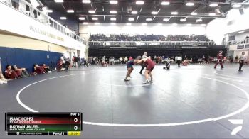 197 lbs Quarterfinal - Isaac Lopez, Mt San Antonio College vs Rayhan Jaleel, Santa Rosa Junior College