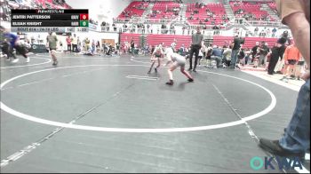 74-78 lbs Quarterfinal - Jentri Patterson, Grover Rains Wrestling Club vs Elijah Knight, Harrah Little League Wrestling
