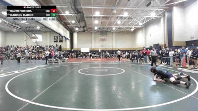 145 lbs Quarterfinal - Naomi Herrera, Excel Academy vs Madison Marino, Triton