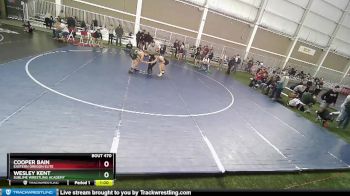 126 lbs Cons. Round 3 - Wesley Kent, Sublime Wrestling Academy vs Cooper Bain, Eastern Oregon Elite