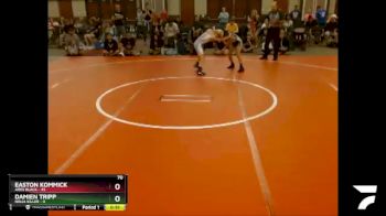 70 lbs Quarterfinals (8 Team) - Damien Tripp, Ninja Killer vs Easton Kommick, Ares Black