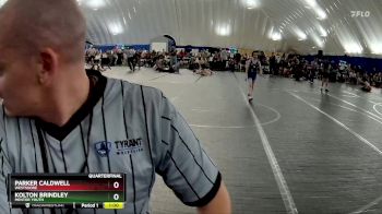 56-60 lbs Quarterfinal - Kolton Brindley, Mentor Youth vs Parker Caldwell, Westshore