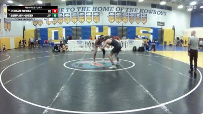 144 lbs Cons. Round 2 - Jordan Sierra, Ft Pierce Central vs Benjamin Green, Jupiter