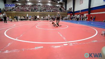 51-55 lbs 2nd Place - Lennon Phipps, Hilldale Youth Wrestling Club vs Adria Brigge, Mojo Grappling Academy