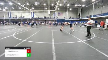 197 lbs Semifinal - Levi Hopkins, Campbell University vs John Crawford, F&M