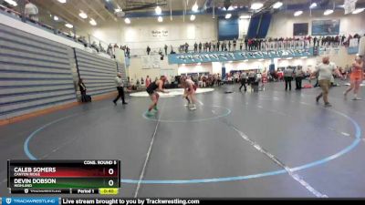 160 lbs Cons. Round 5 - Caleb Somers, Canyon Ridge vs Devin Dobson, Highland