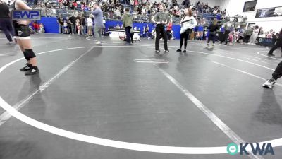 46 lbs Rr Rnd 3 - Hunter Larsen, Blue Devil Wrestling vs Carsyn Holcomb, Tecumseh Youth Wrestling