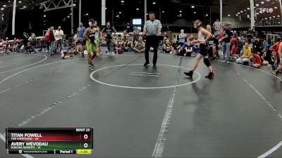 130 lbs Round 6 (8 Team) - Titan Powell, The Compound vs Avery Wevodau, Dueling Bandits