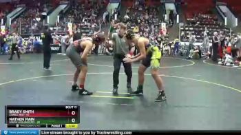 170 lbs Finals (8 Team) - Nathen Main, South Lyon Matcats vs Brady Smith, Lowell Red