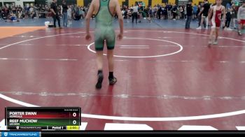 105 lbs Quarterfinal - Porter Swan, Homedale vs Reef Muchow, Les Bois