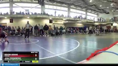 138 lbs Cons. Round 2 - Josh Foxworthy, Southport Wrestling Club vs Devon Adkins, Indiana