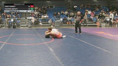 113 lbs Round Of 16 - Arav Pandey, PA vs Kooper Deputy, PA