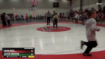 75 lbs Quarterfinal - Easton Pridmore, Gulf Coast Wrestling Club vs Jalan Smith, Arab Youth Wrestling