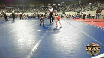 55 lbs Final - Rawley Wolf, Cowboy Wrestling Club vs Trenten Harris, Commandos Wrestling Academy