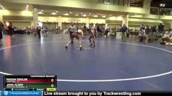 126 lbs Round 1 (16 Team) - John Alden, Nebraska Demigods vs Mason Ziegler, MAWA Red