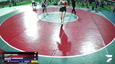 126 lbs Quarterfinal - Charity Smith, Utah vs Nevaeh Arredondo, California