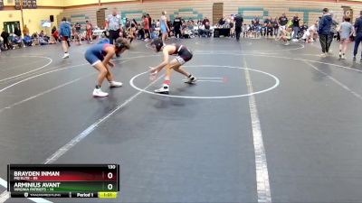 130 lbs Round 9 (10 Team) - Brayden Inman, MQ Elite vs Arminius Avant, Virginia Patriots