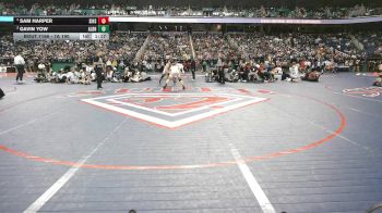 7A 190 lbs 1st Place Match - Sam Harper, South Iredell High School vs Gavin Yow, A.L. Brown High School