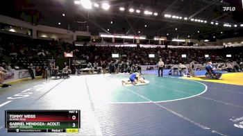 144 lbs Champ. Round 1 - Tommy Weiss, Glacier Peak vs Gabriel Mendoza- Acoltzi, Liberty (Issaquah)