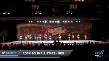 Rock Solid All Stars - GENESIS [2022 L2 Youth - Small 12/11/22] 2022 Spirit Cheer Dance Grand Nationals & Cheer Nationals