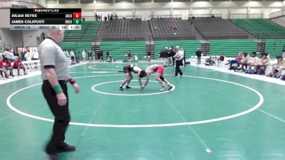 132 lbs Quarters & 1st Wb (16 Team) - James Colatosti, Brookwood vs Julian Reyes, Archer