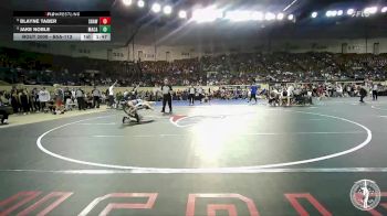 B5A-113 lbs Champ. Round 1 - Blayne Taber, Shawnee vs Jake Noble, MacArthur